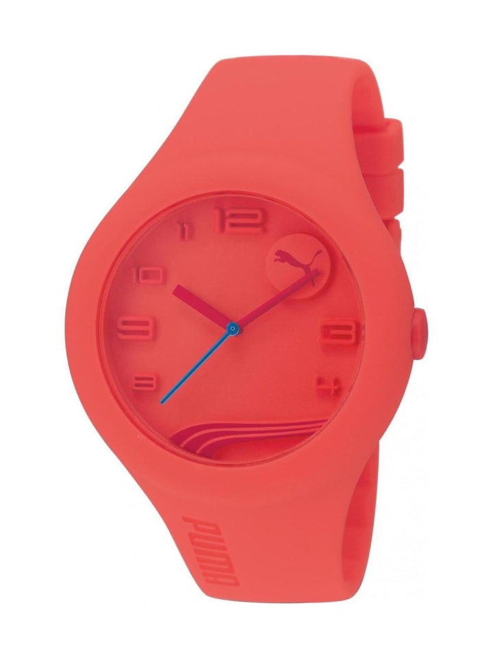 Quarzuhr in Pink 43 mm