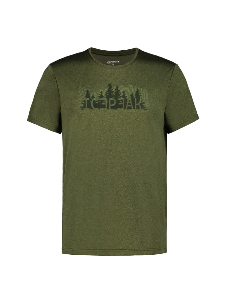 T-Shirt Bearden in Oliv