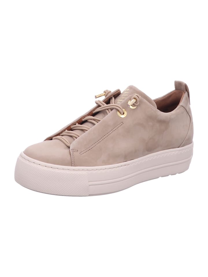 Klassischer Schnürschuh in beige