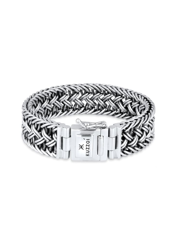 Armband 925 Sterling Silber Twisted in Silber