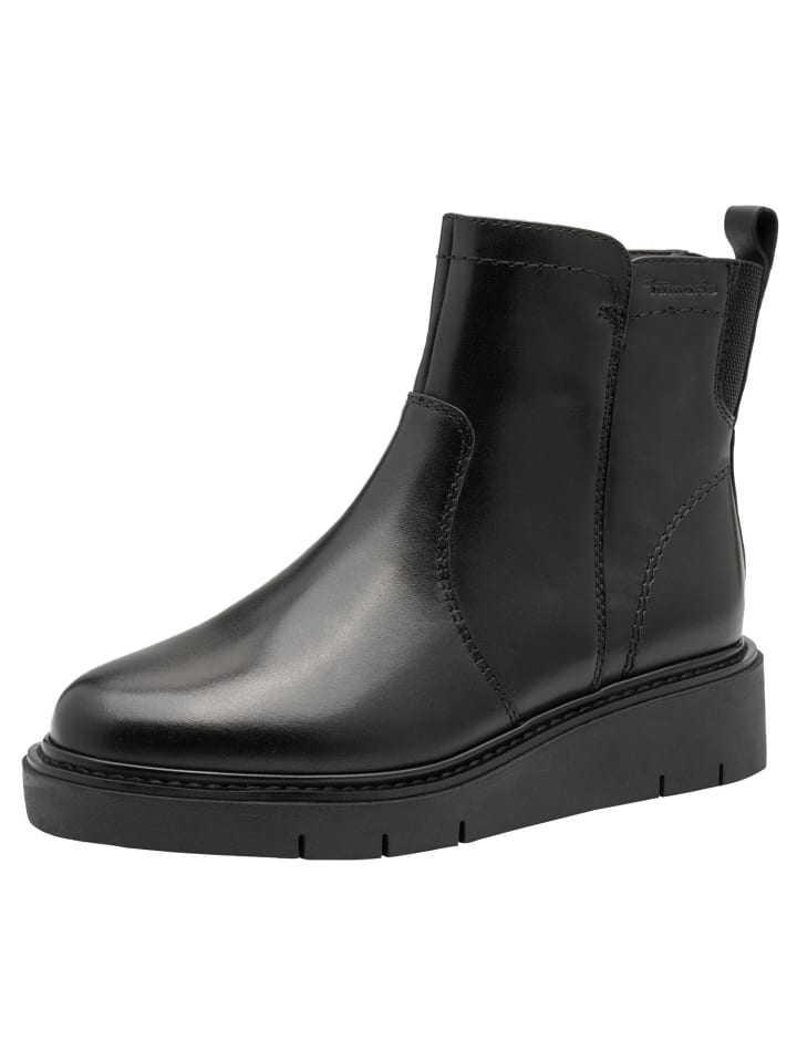 WIDE FIT Stiefelette in BLACK NAPPA