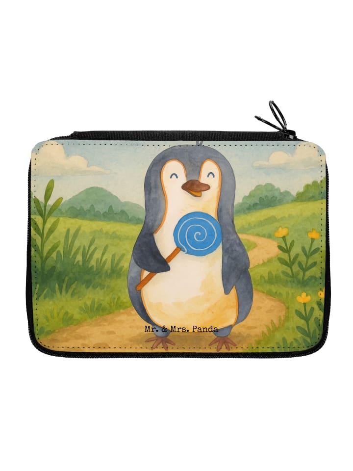 Etui Pinguin Lolli Design ohne Spruch in Weiß