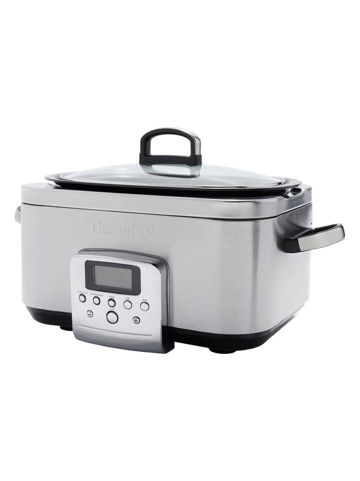 Multicooker Slow Cooker in silber