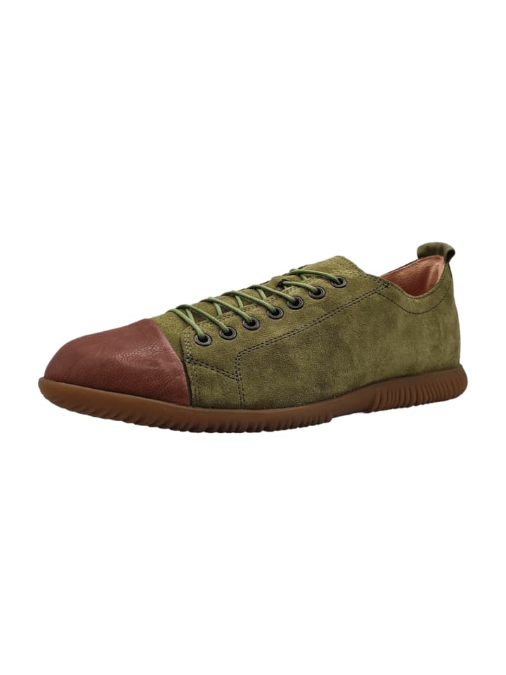 Komfort Schnürschuhe in Grün