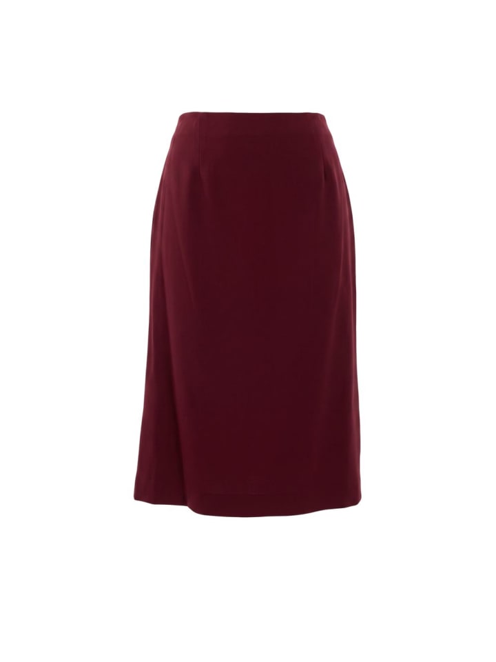 Rot Acetat Damen Rock