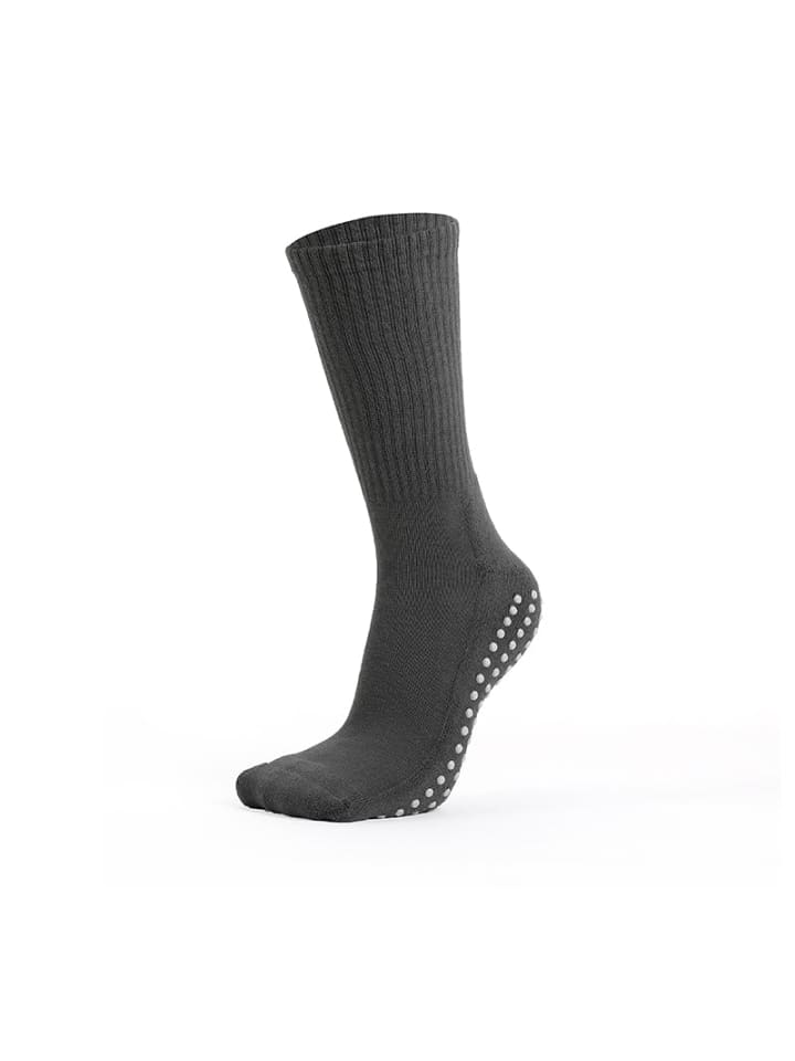 Frottee-Anti-Rutsch-Socken in Grau