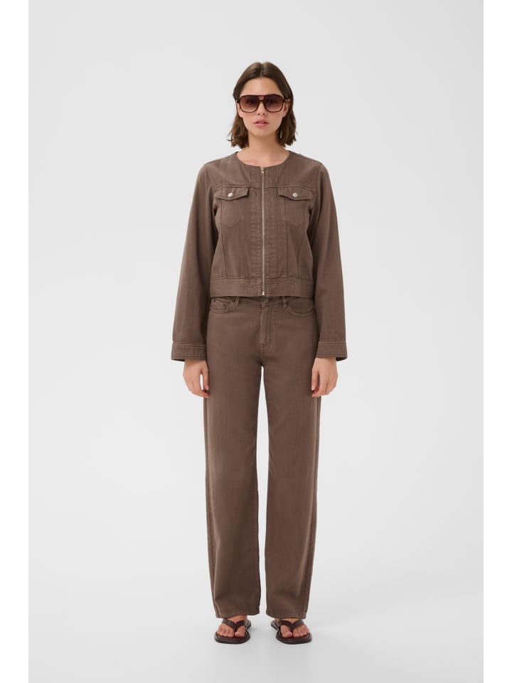 Jeansjacke GLADYSIW Lockere Passform in Coffee Quartz