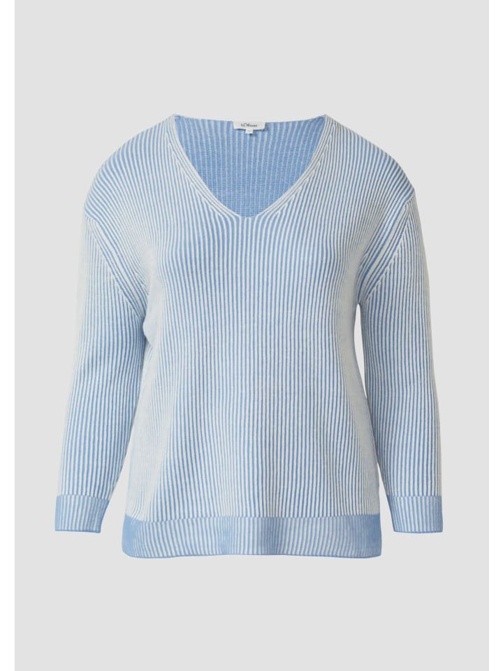 Strickpullover in 51X0_arktisblau