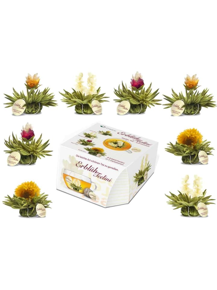 8er Box ErblühTeelini Weißtee