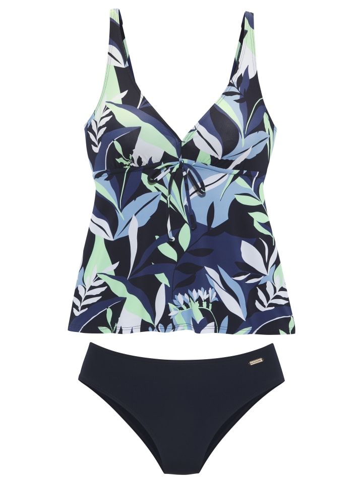 Bügel-Tankini in blau-mint