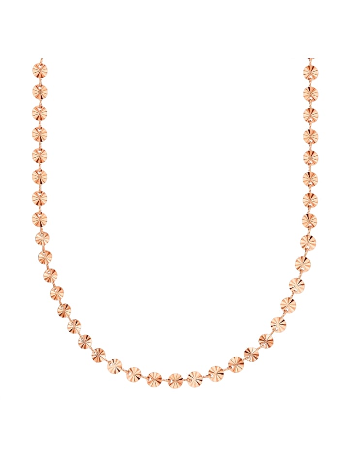 Kette aus Edelstahl in roségold