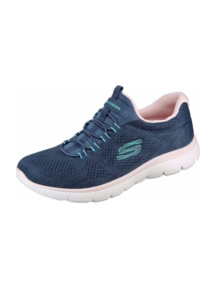 Sportliche Slipper in Blau