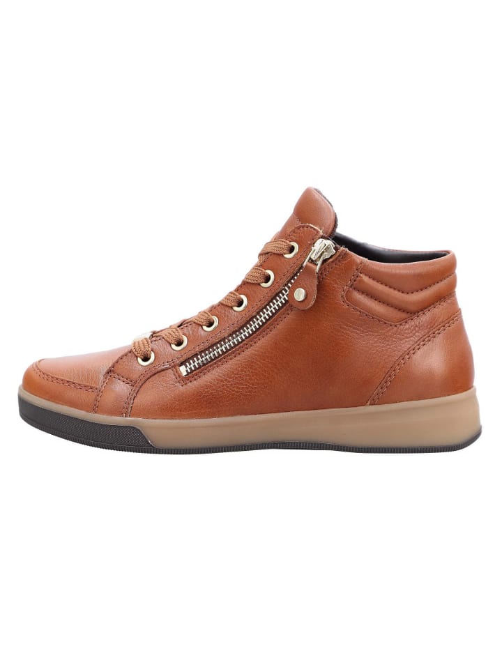 Damen Stiefel/Boots ungefüttert ROM in Braun