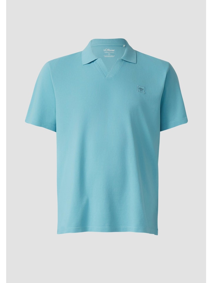 Polo-Shirt in 6603_türkis