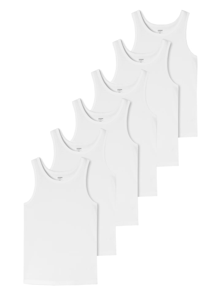 Unterhemd / Tanktop Basic in Weiß