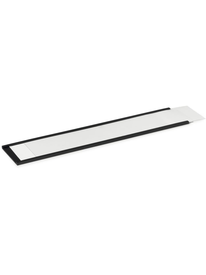 Etikettenleiste C-Profil magnetisch 20mm anthrazit Packung mit 50 S...