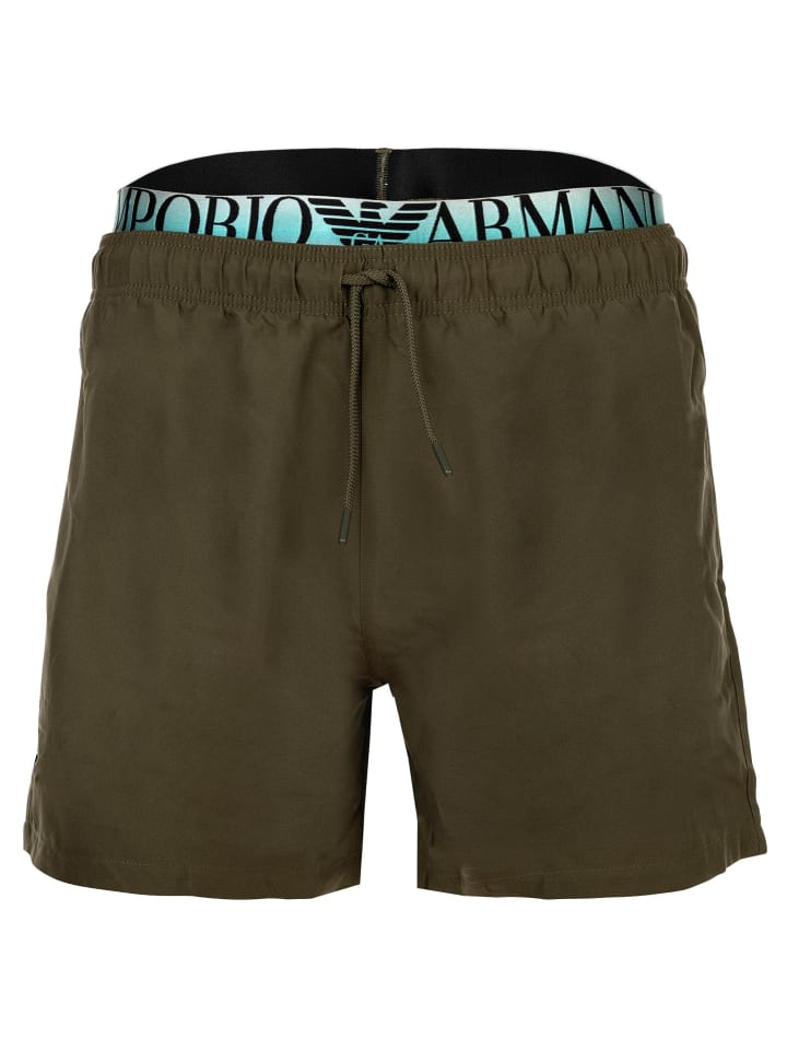 Badeshorts 1er Pack in Oliv
