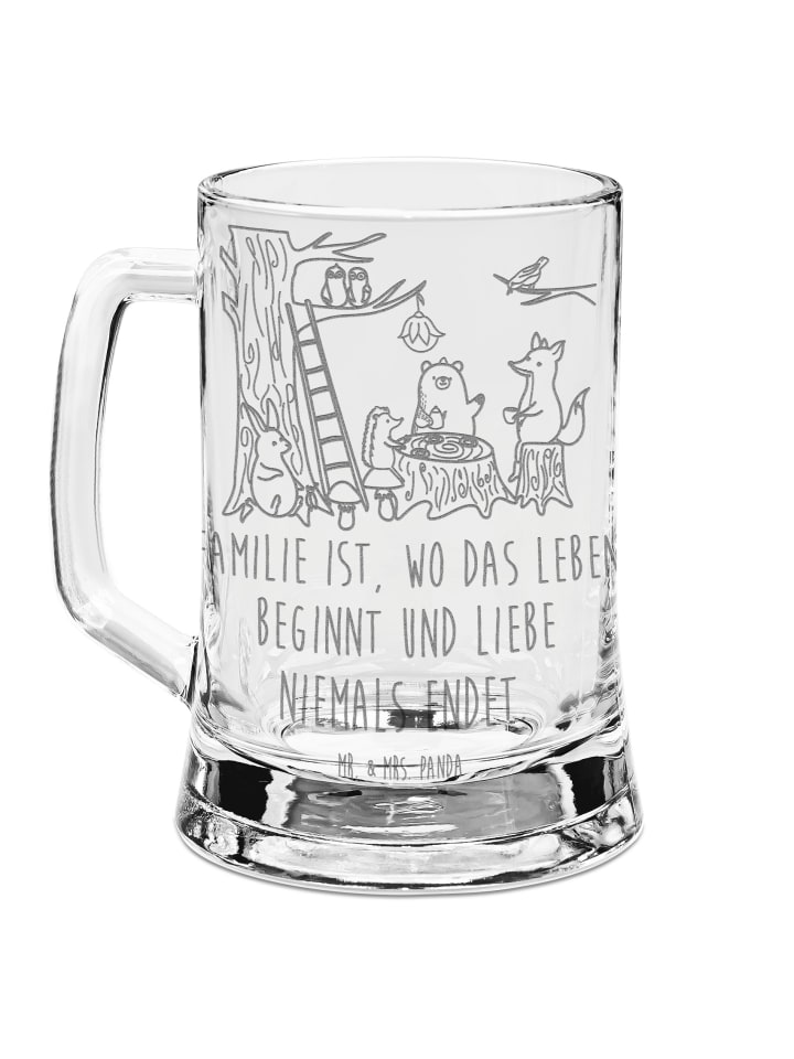 Seidel Waldtiere Picknick mit Spruch in Transparent