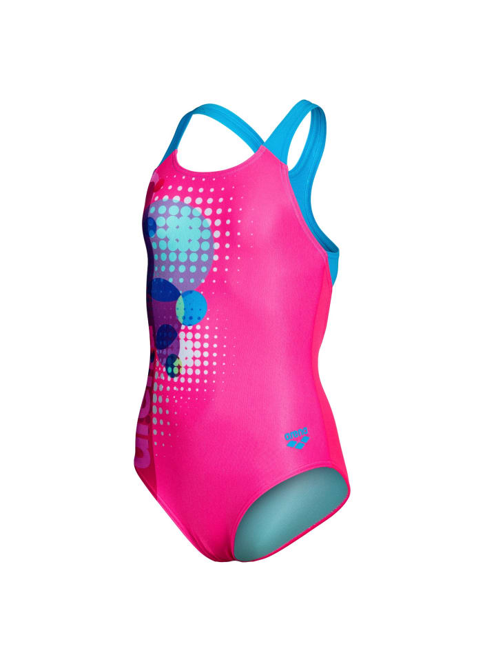 Swimsuit Dots Swim Pro Back in pink