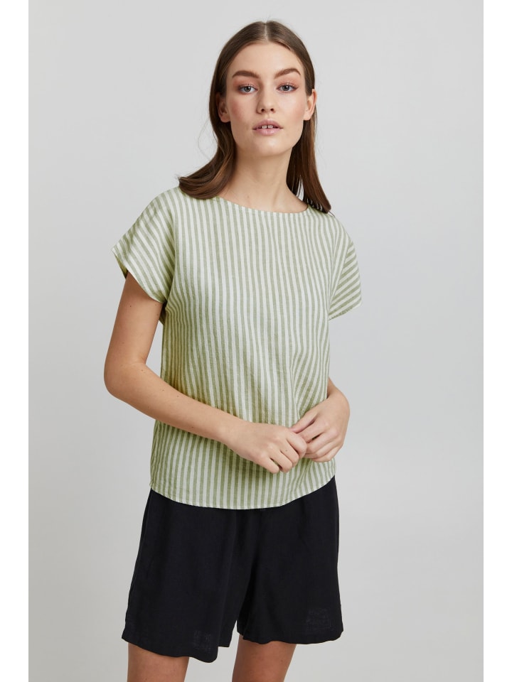 Rundhalsshirt OXArnora in Grün