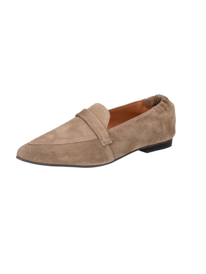Sportlicher Slipper in taupe