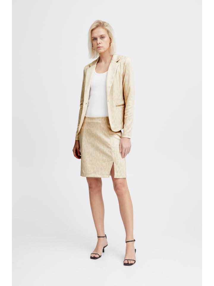IHKATE LEOPARD JACQUARD SK Regular fit in Doeskin