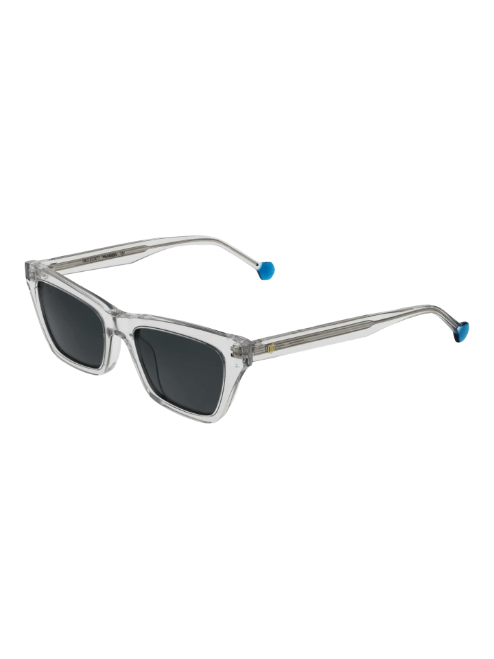 Unisex Sonnenbrille Katzenauge Weiß