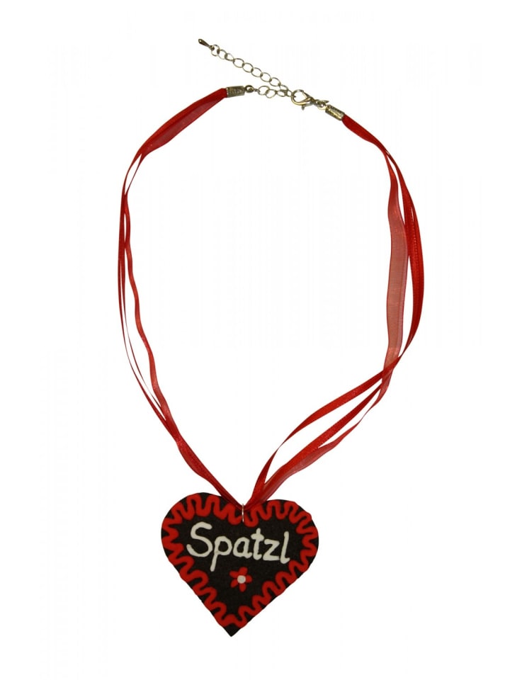Halskette Spatzl in rot