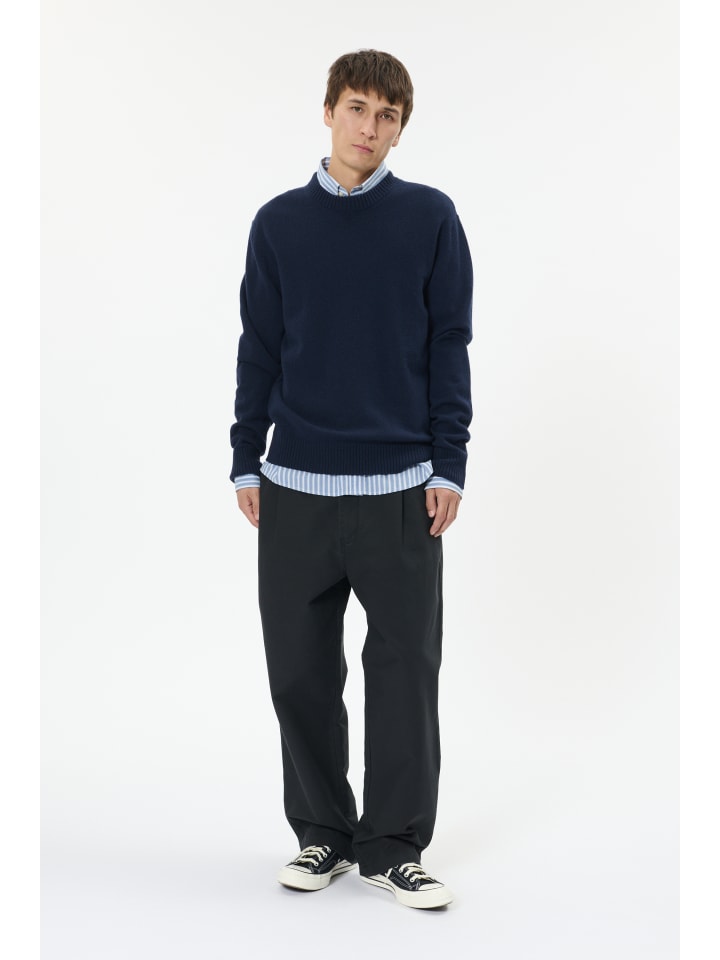 Strickpullover MAmaxwell Gerade Passform in Dark Navy