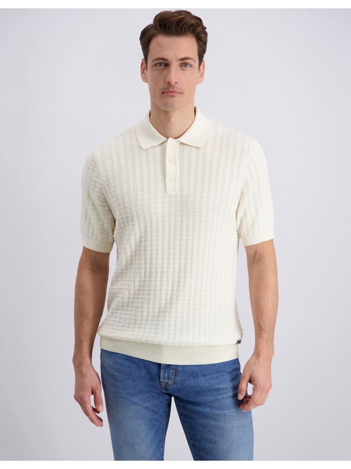 Poloshirt in Perlweiss