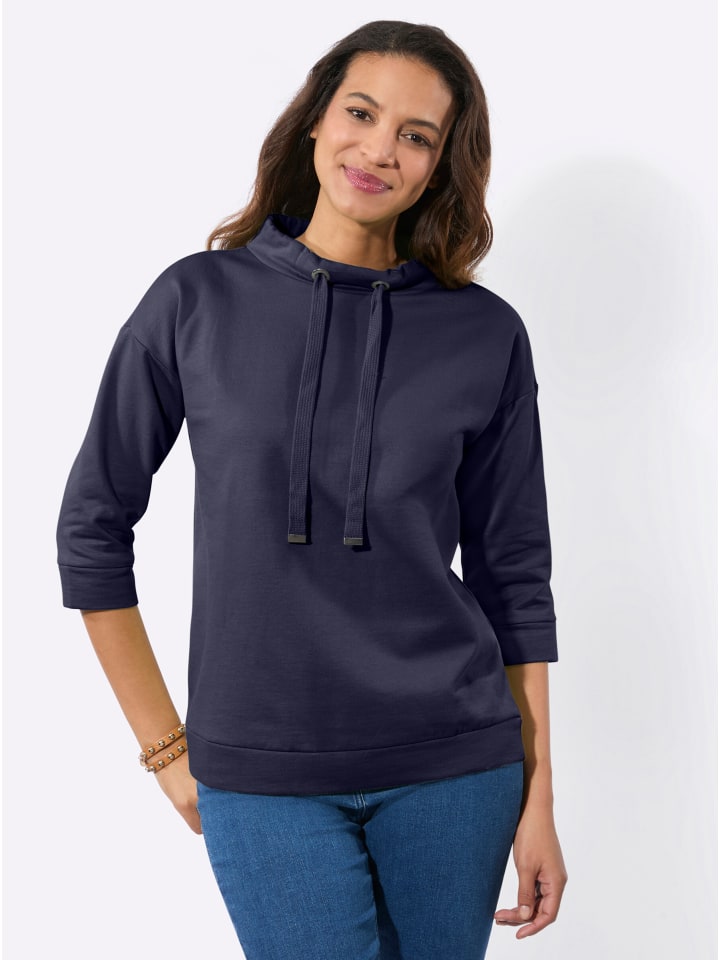 Sweatshirt in marine