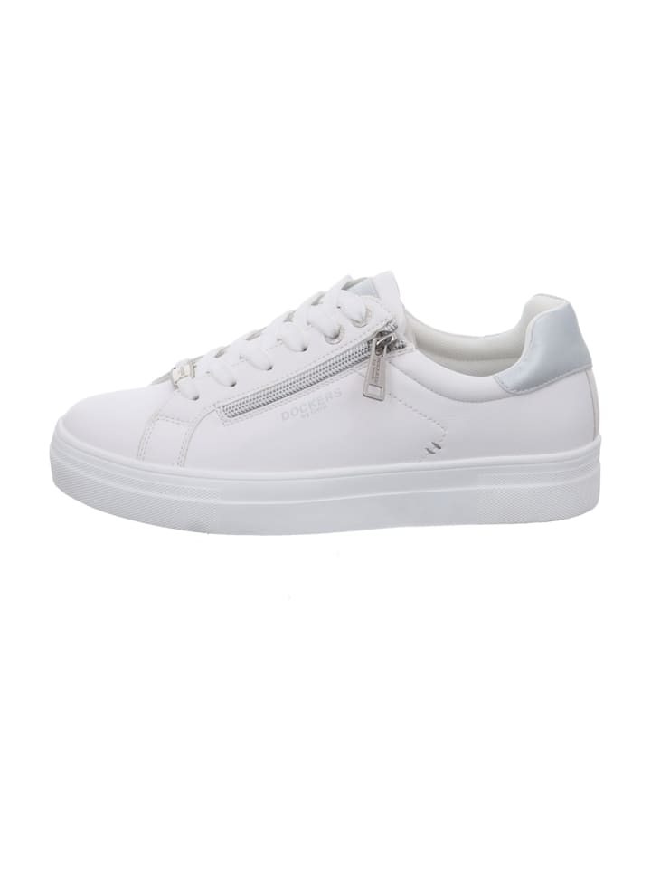 Sportliche Schnürschuhe in Weiß