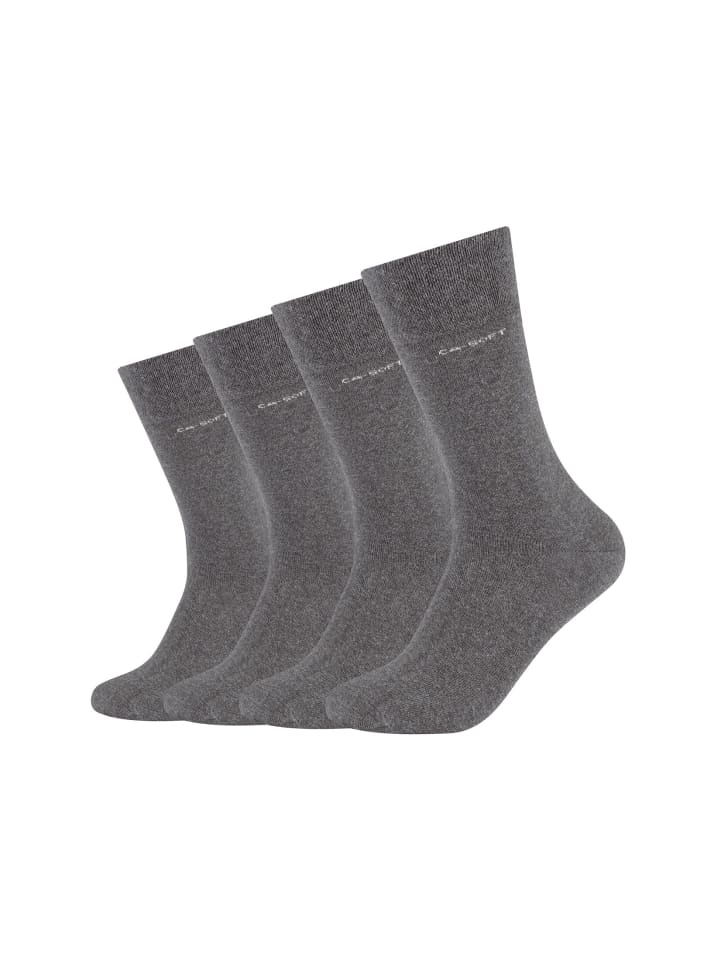 Socken bamboo 4er Pack dark grey melange
