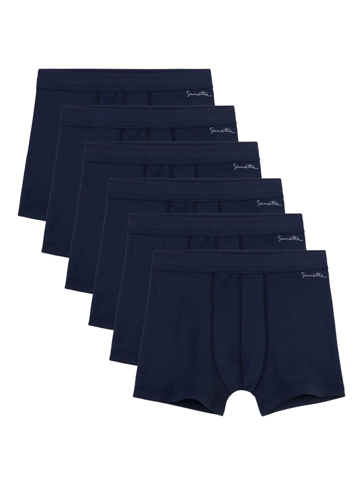 Boxershort 6er Pack in Blau