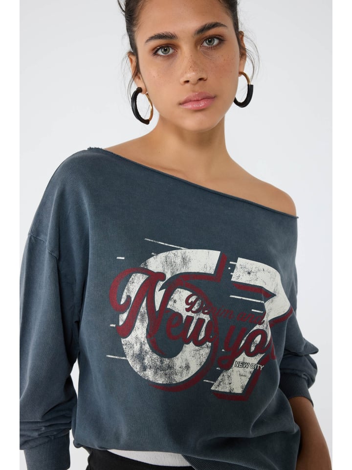 Sweatshirt im Anthrazit