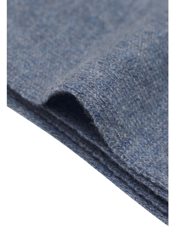 Kaschmirschal in blue melange