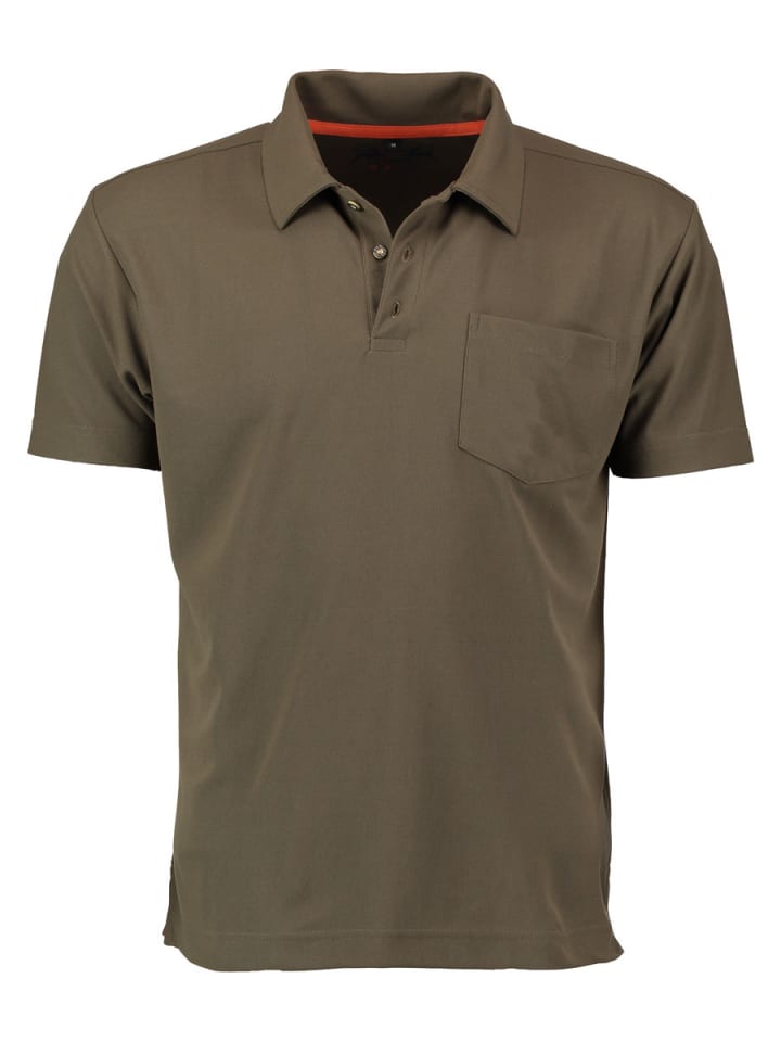 Poloshirt Zanfi in dunkelgrün