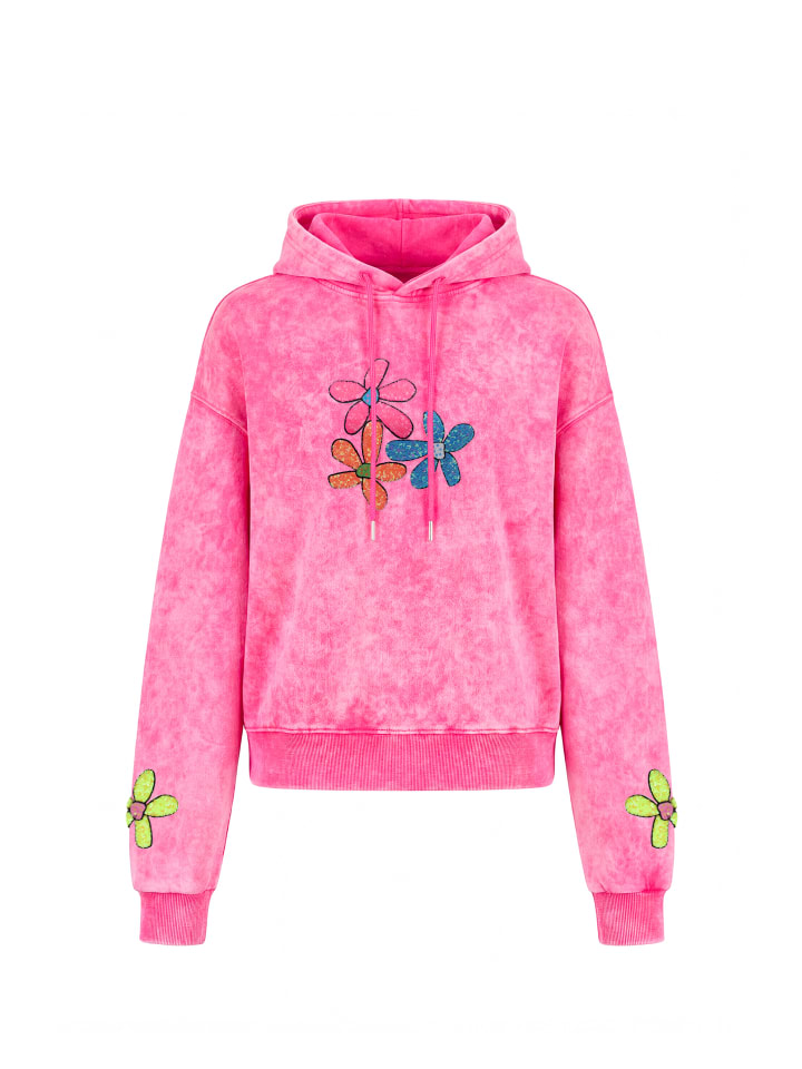 Women Hoodie in Pink