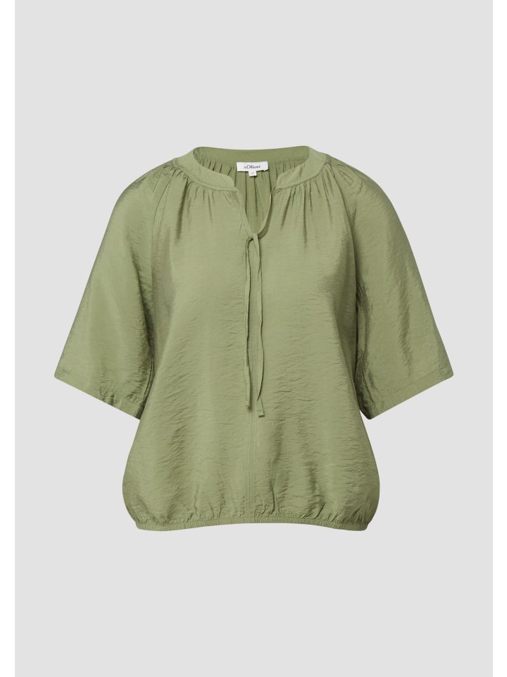 Bluse in 7900_olivgrün