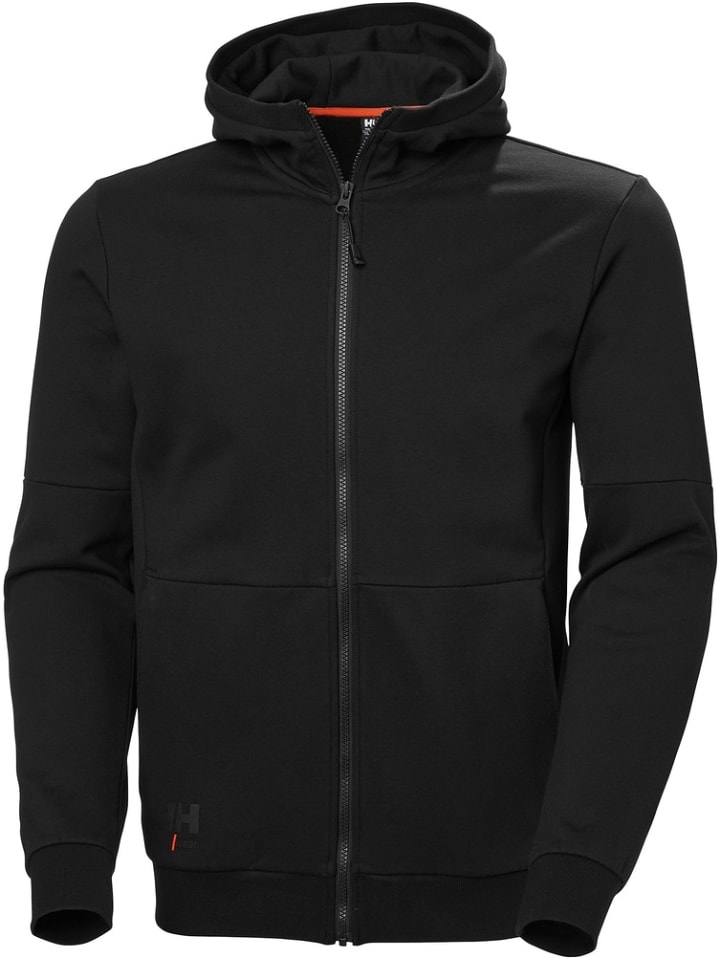 Hoodie "Evo Zip Hoodie" in Schwarz
