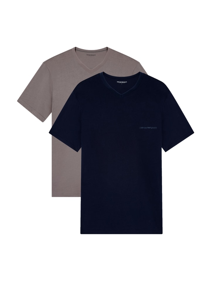 T-Shirt in blau