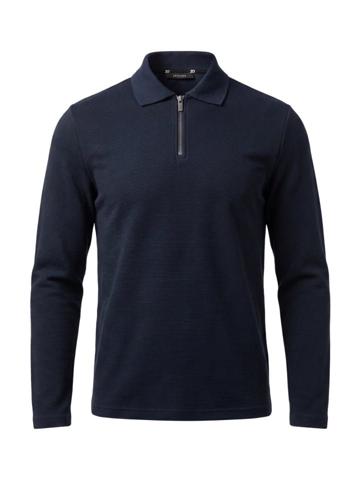 Sweatshirt mit Kragen in Deep Sky
