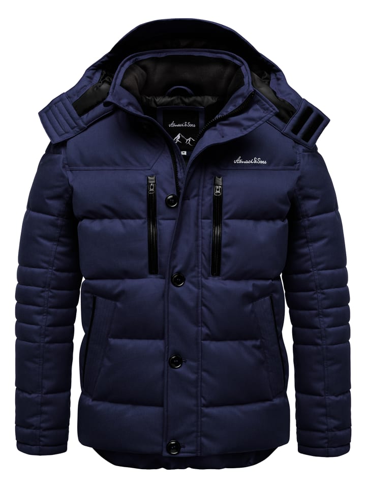 Winterjacke WACO in Navyblau