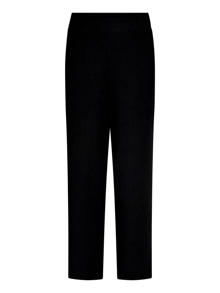 Marlene-Hose mit elastischem Bund in Schwarz