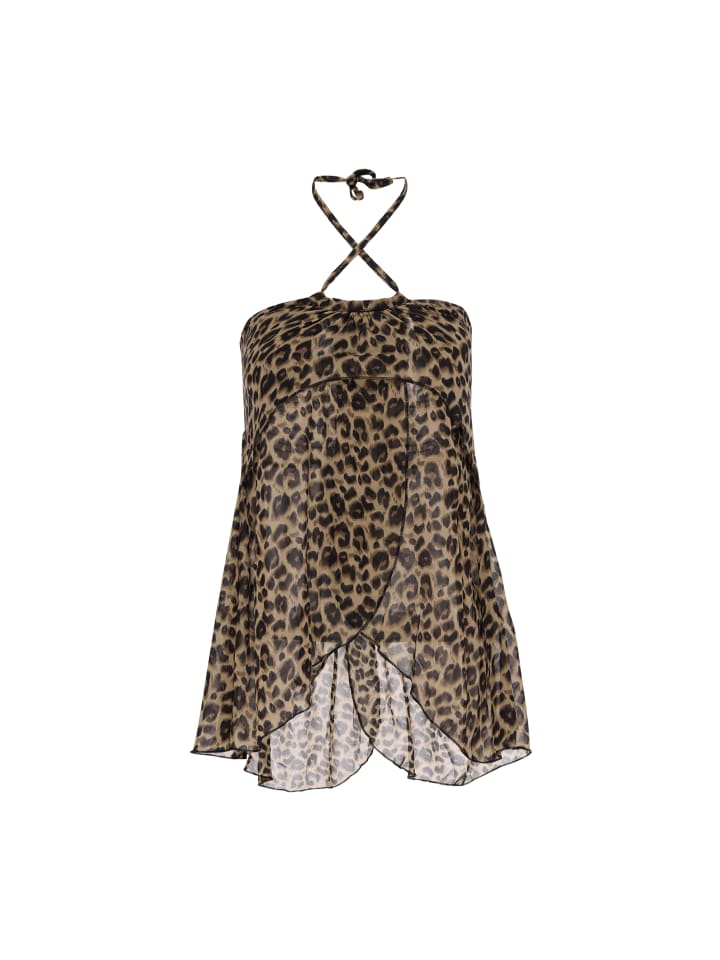 Women Top in BROWN LEOPARD