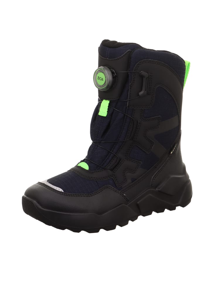 Winterstiefel ROCKET in Blau/Hellgrün
