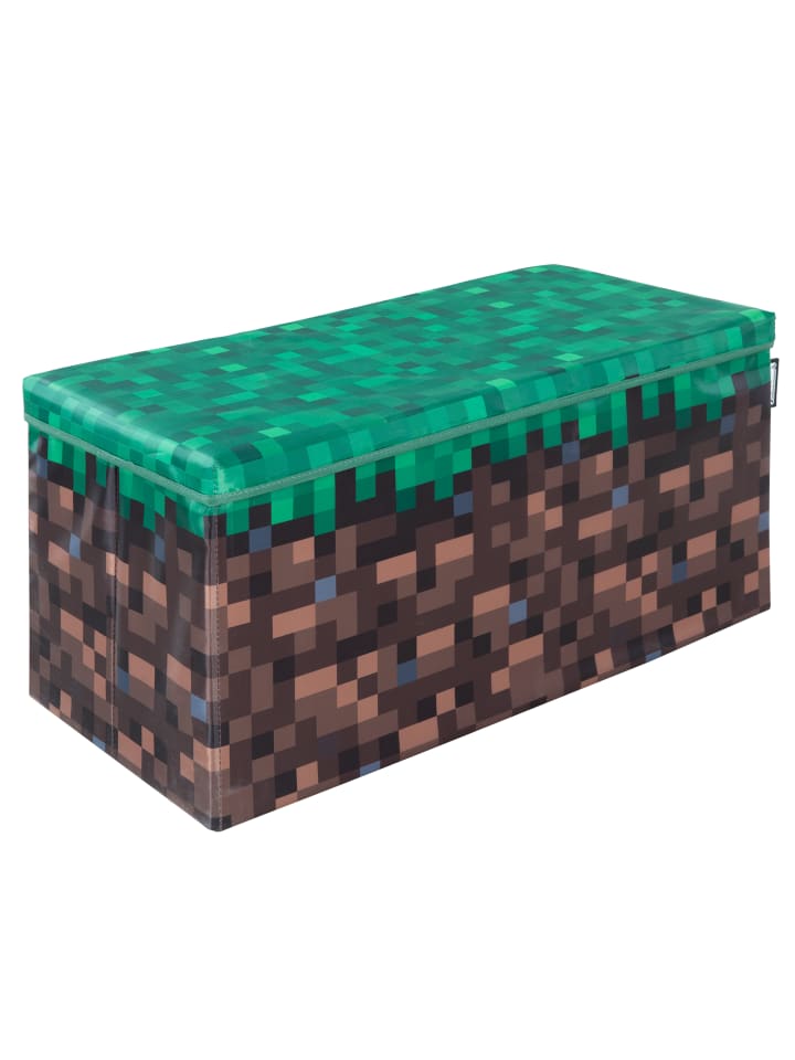 Minecraft Sitz- und Aufbewahrungsbox, Grasblock