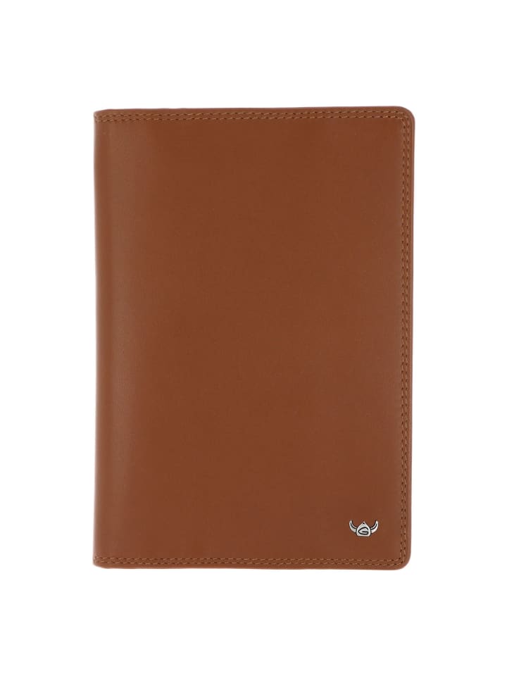Polo Geldbörse RFID Schutz Leder 11.5 cm cognac