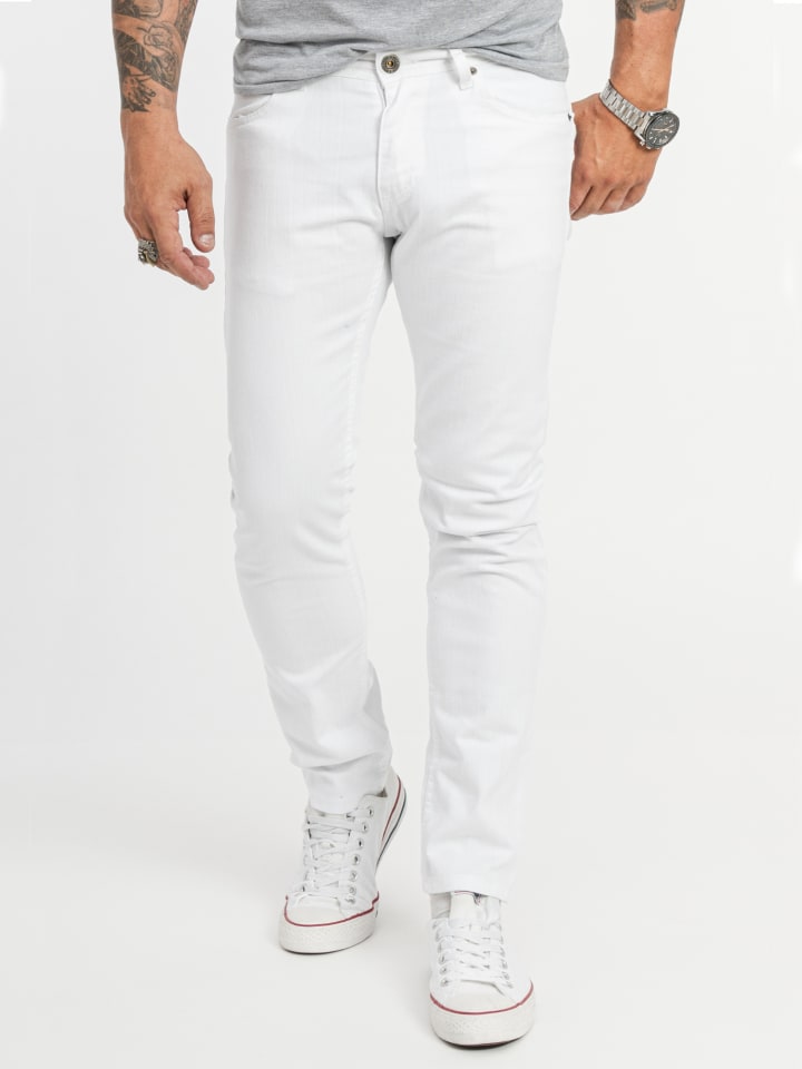 Jeans Slim Fit in Weiß