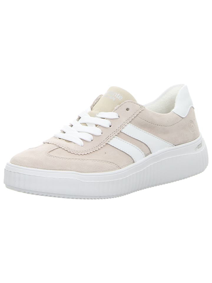 Halbschuhe in beige kombi